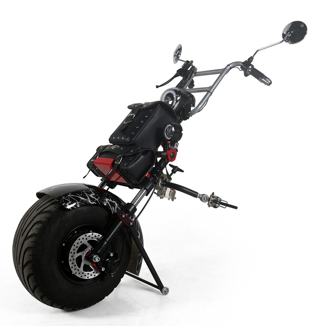 WISKING outdoor big wheel electric wheelchair trailer for disabled