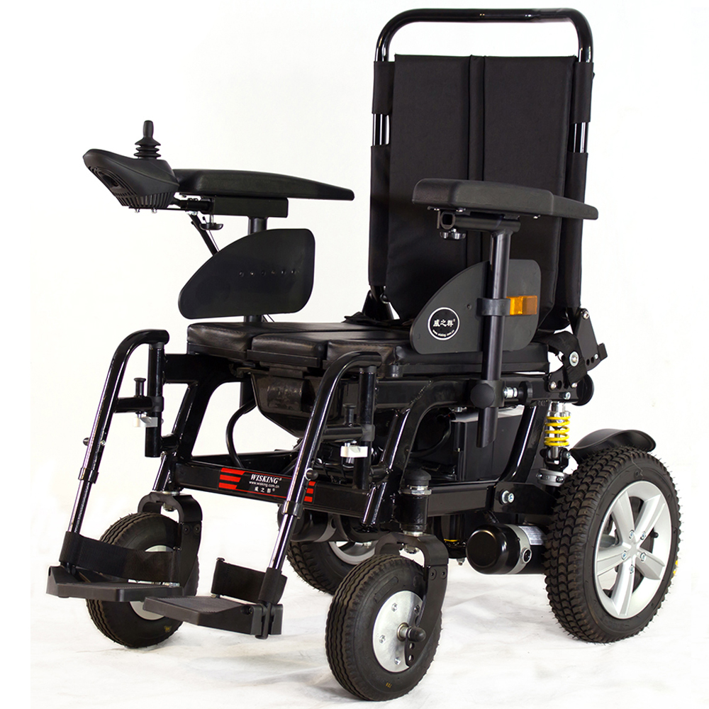 aluminium power wheelchair with toilet for disabled