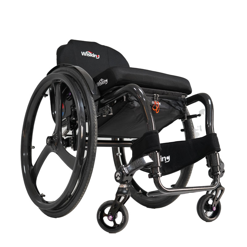 Foldable backrest lightweight and comfortable all carbon fiber wheelchair 
