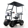 customized outdoor 4 wheel golf mobility scooter with roof and windshield