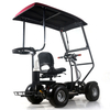 customized outdoor 4 wheel golf mobility scooter with roof and windshield