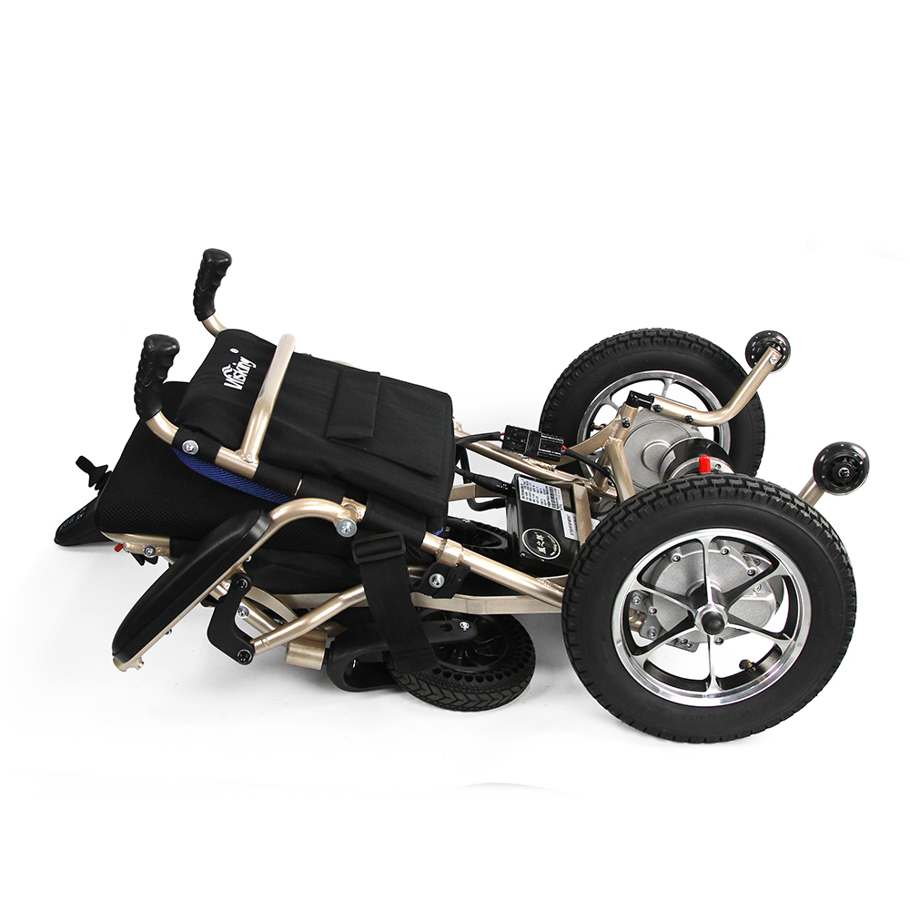 small lightweight power wheelchair with lithium battery
