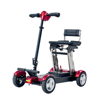 outdoor four wheel quick folding mobility scooter 