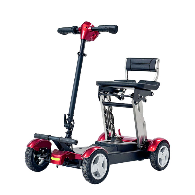 outdoor four wheel quick folding mobility scooter 