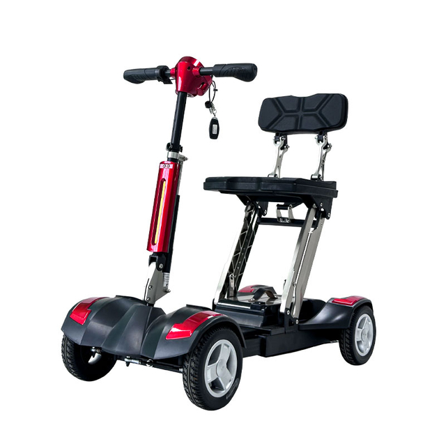 outdoor four wheel electric folding mobility scooter 