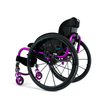 handicapped aluminium alloy active wheelchair for travel on plane