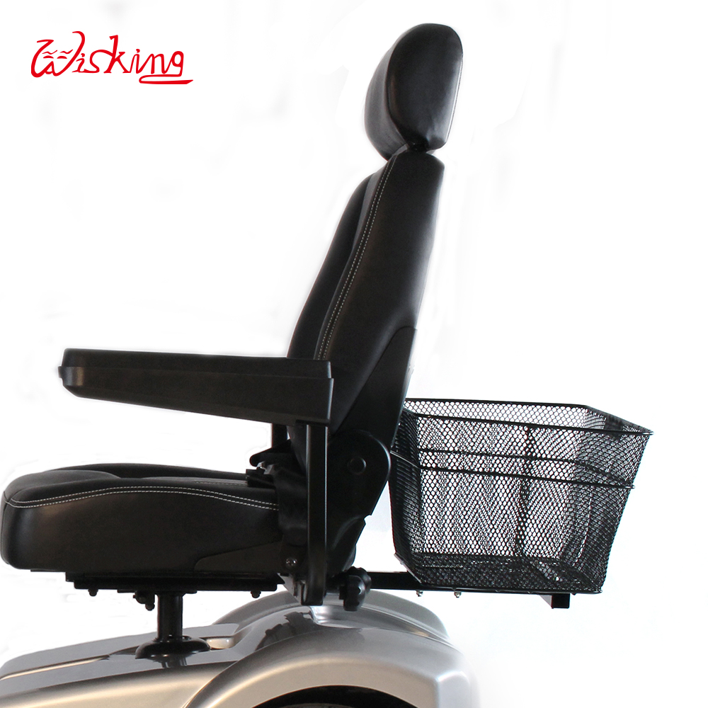 WISKING Mobility Scooter Rear Basket with The Crutch