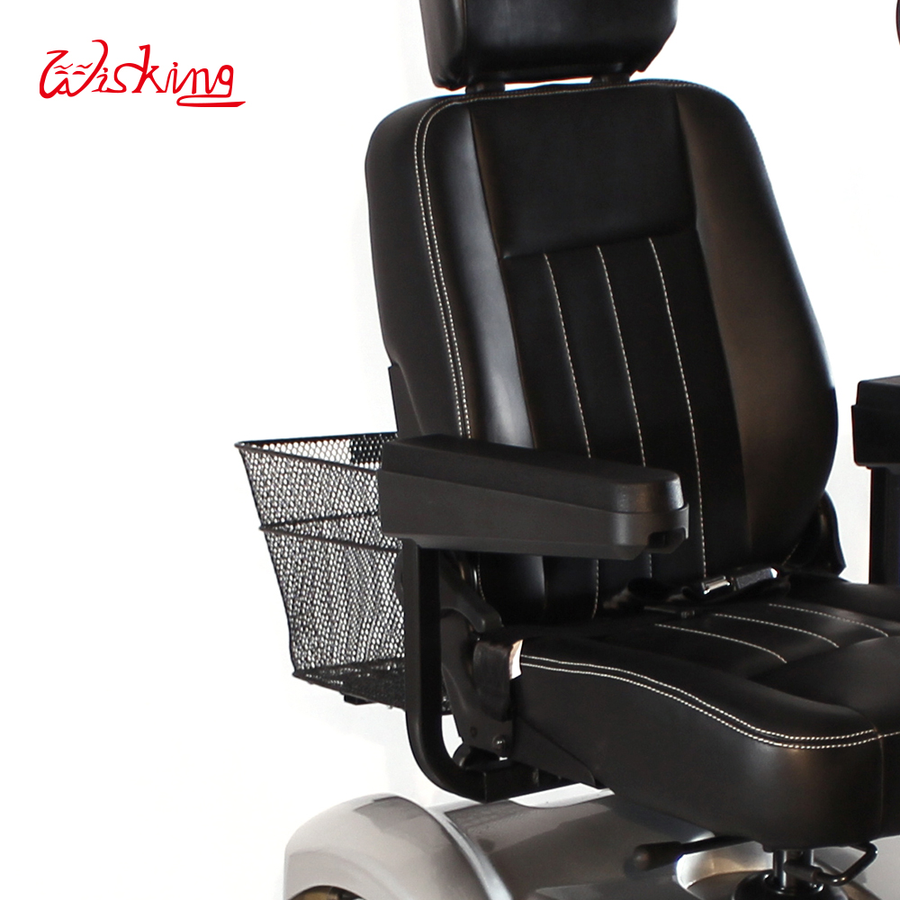 WISKING Mobility Scooter Rear Basket with The Crutch