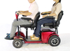 Outdoor double seat mobility electric scooter for disabled