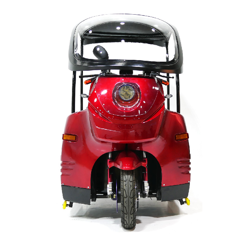 3 wheel mobility scooter with roof and lithium battery for disabled 