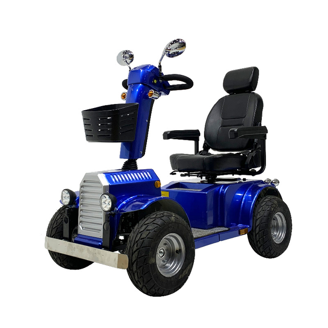 Classic Vintage Style 48V Brushless Motor Golf Mobility Scooter with Big Wheels