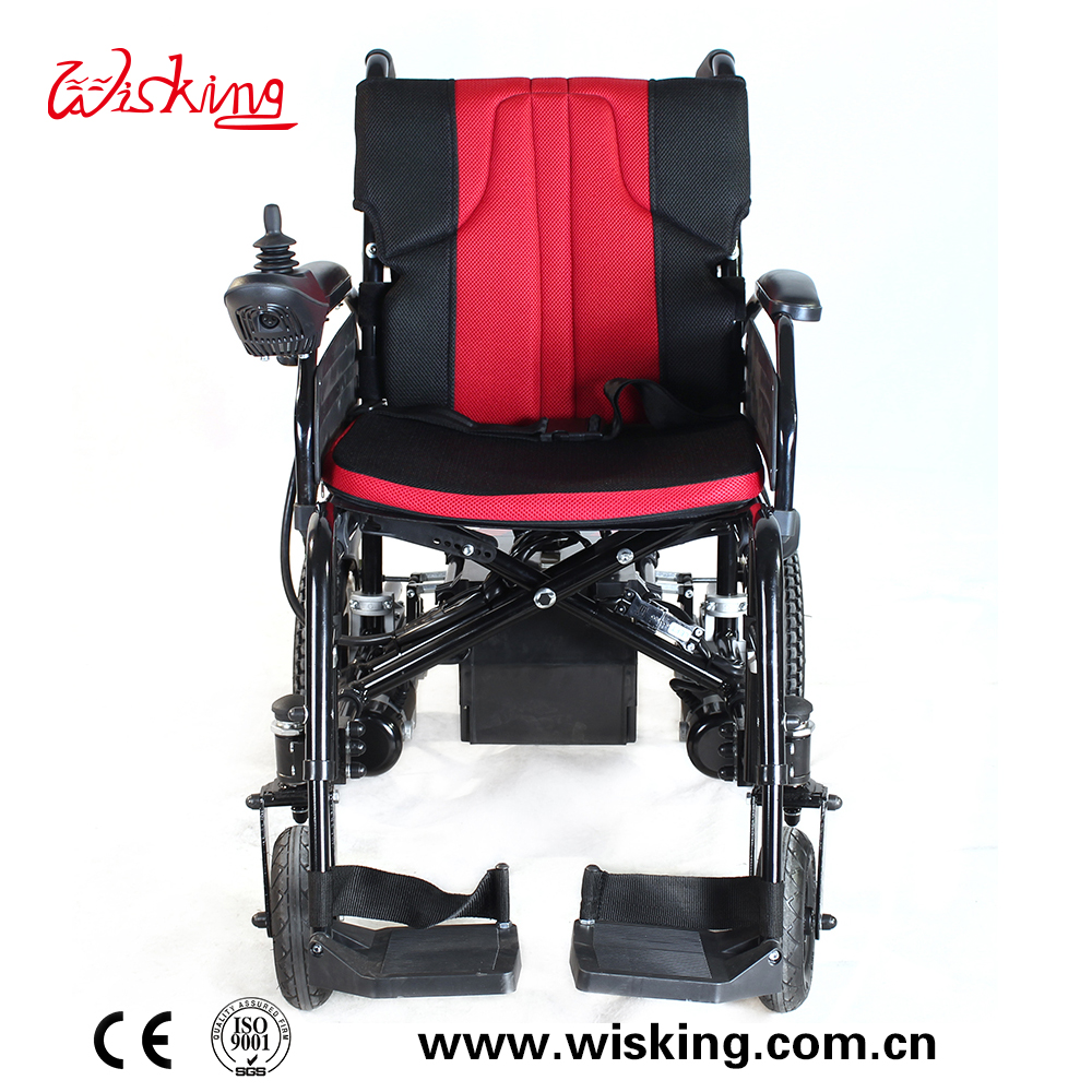 portable light weight folding electric wheelchair for disabled