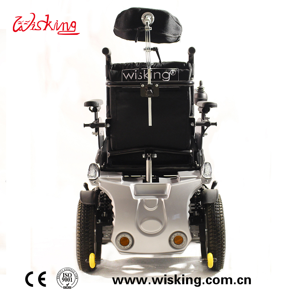 multi functional automatic and manual reclining power wheelchair for disabled and elderly