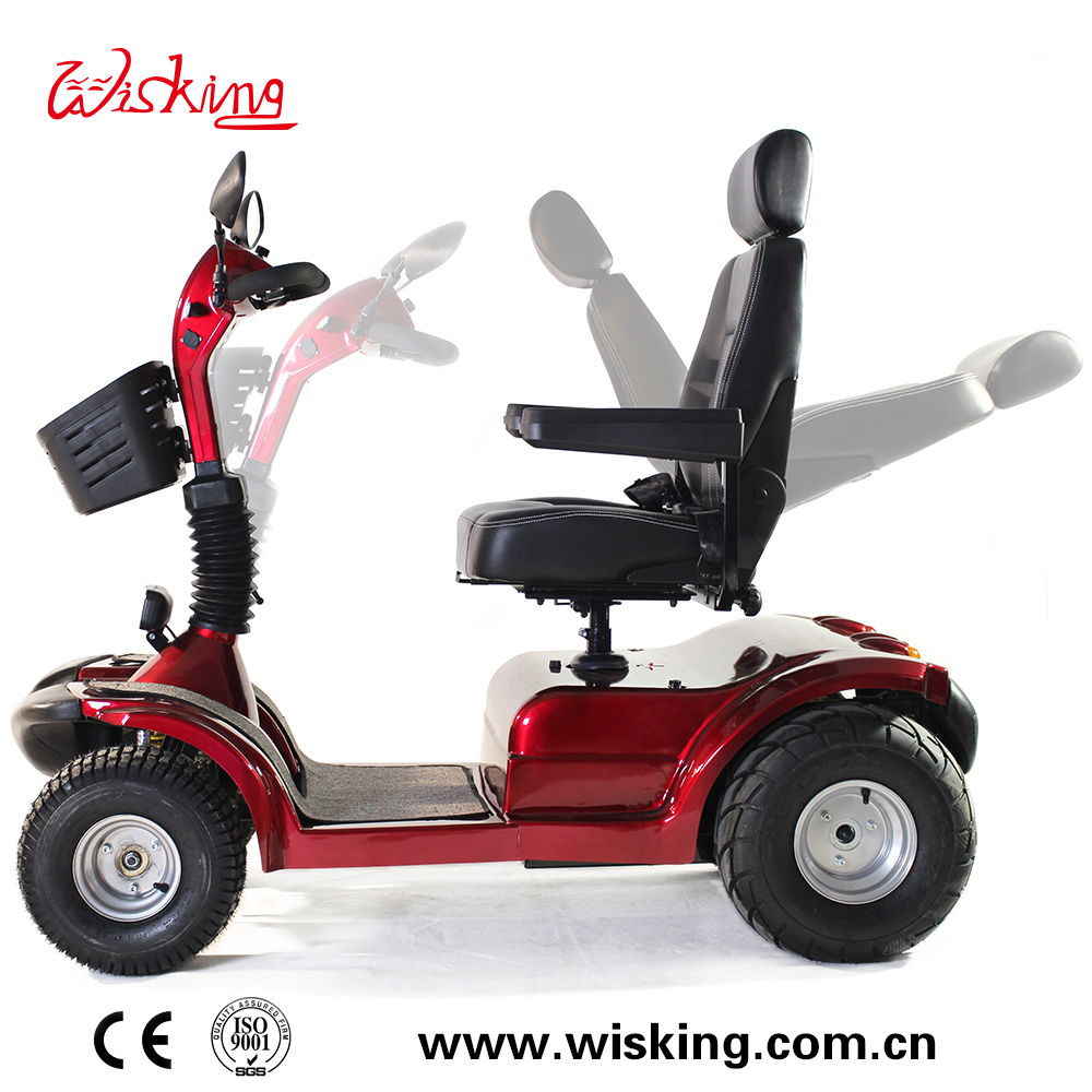 4 Wheel Mobility Scooter Electric Golf Cart Scooter Battery Powered 24V