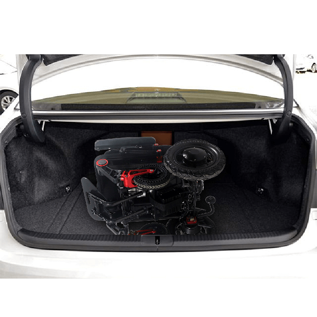  carbon fiber remote control automatic folding power wheelchair for disabled