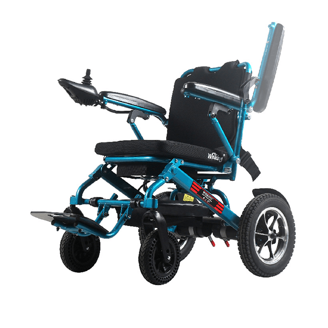compact lightweight power wheelchair with AI controller