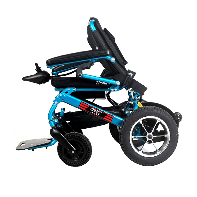 compact lightweight power wheelchair with AI controller